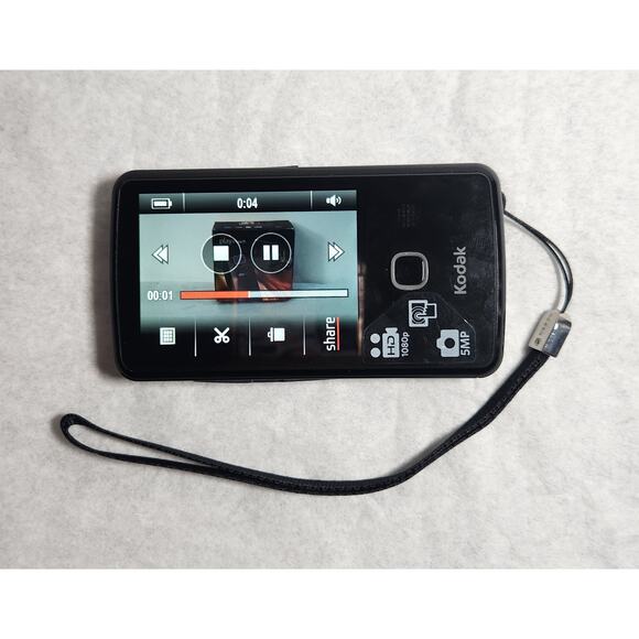 Kodak Play Touch Zi10 HD Video And 5MP Still Camera With Accessories Pre-owned - Picture 3 of 10